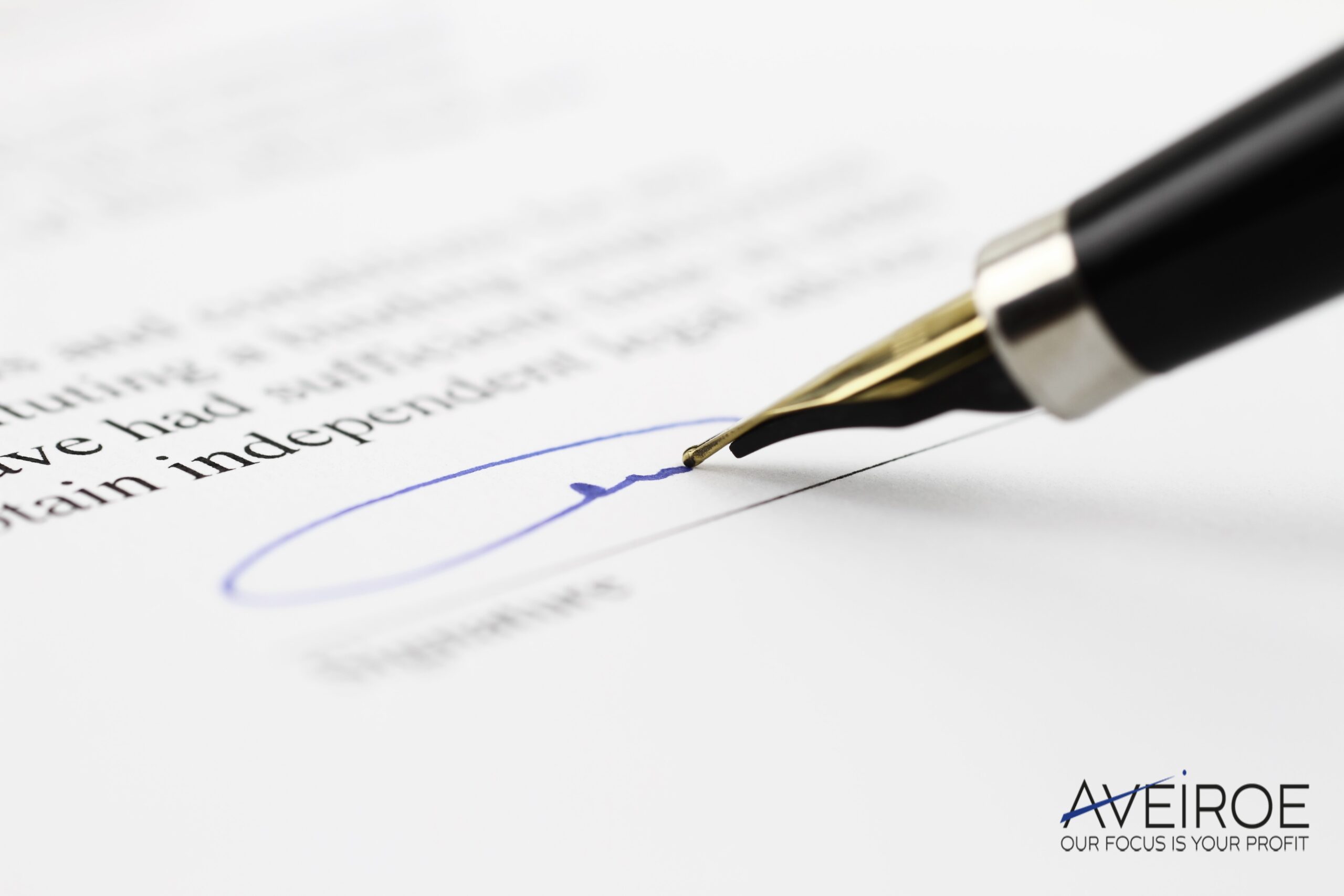 contract being signed